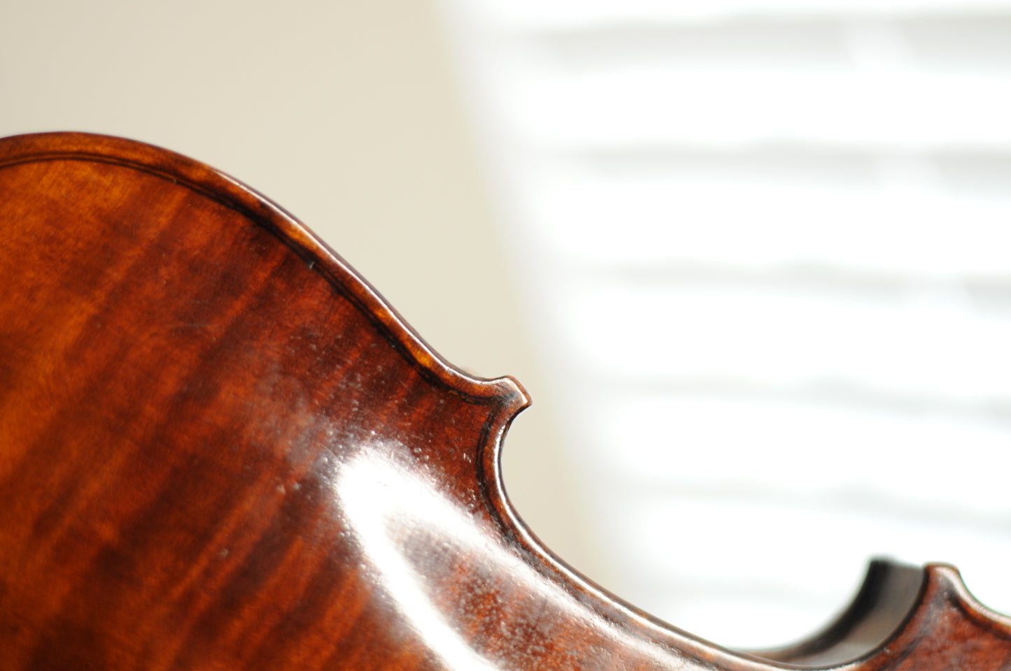 Vintage Flamed Fiddle c. 1850-1880 Advanced Plus with vintage bow 4/4 Full Size