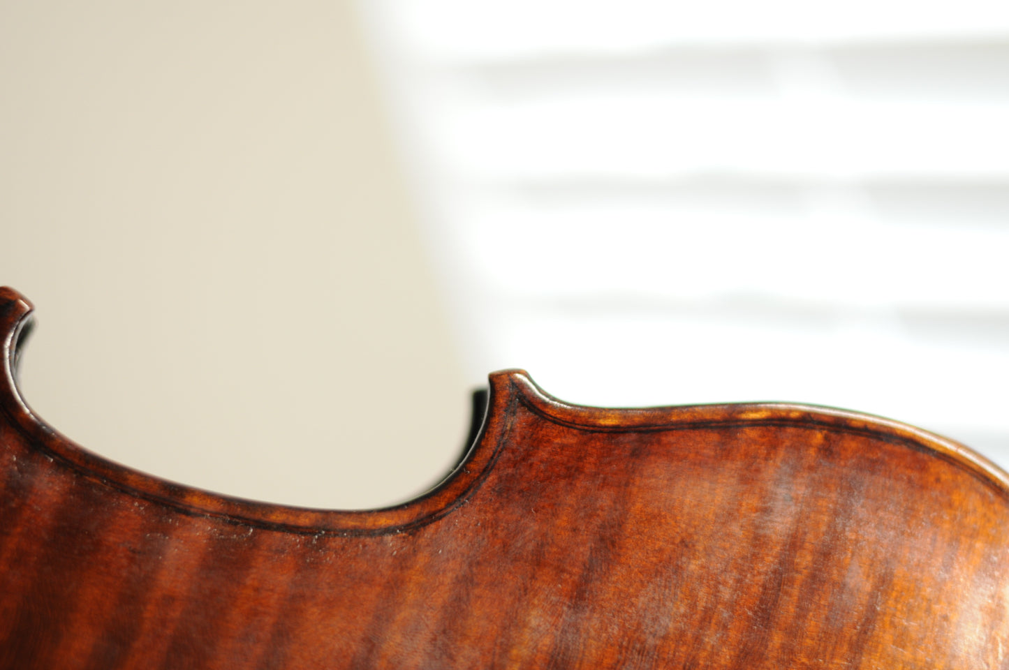 Vintage Flamed Fiddle c. 1850-1880 Advanced Plus with vintage bow 4/4 Full Size