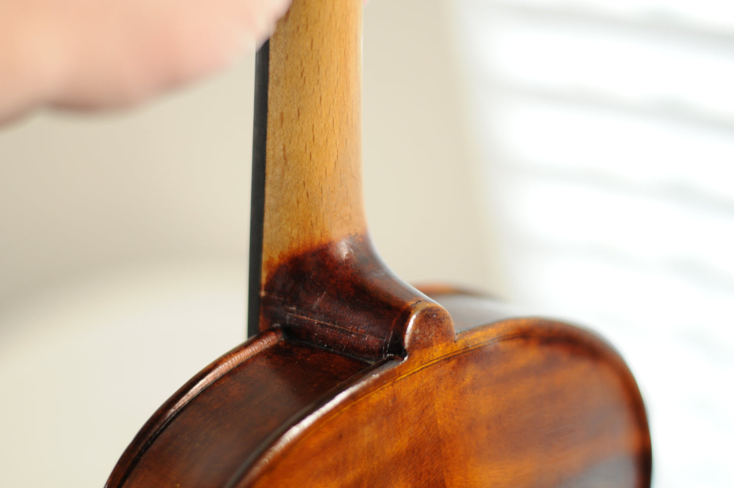 Vintage Flamed Fiddle c. 1850-1880 Advanced Plus with vintage bow 4/4 Full Size