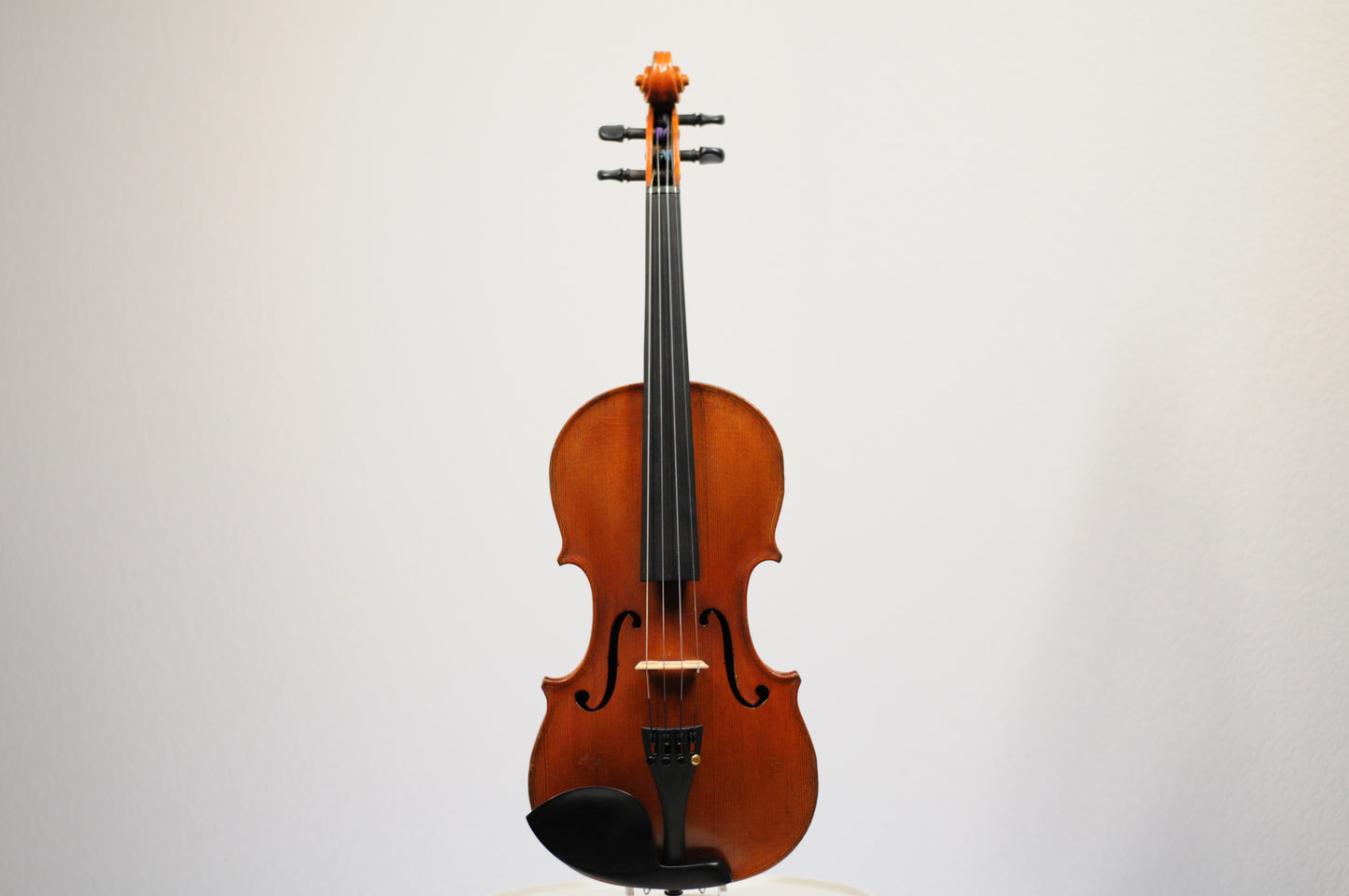 Unbranded Flamed Single piece back c. 1890 - 1930's flamed violin full size 4/4