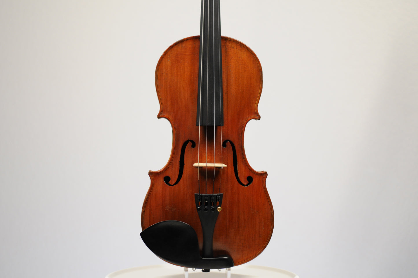 Unbranded Flamed Single piece back c. 1890 - 1930's flamed violin full size 4/4