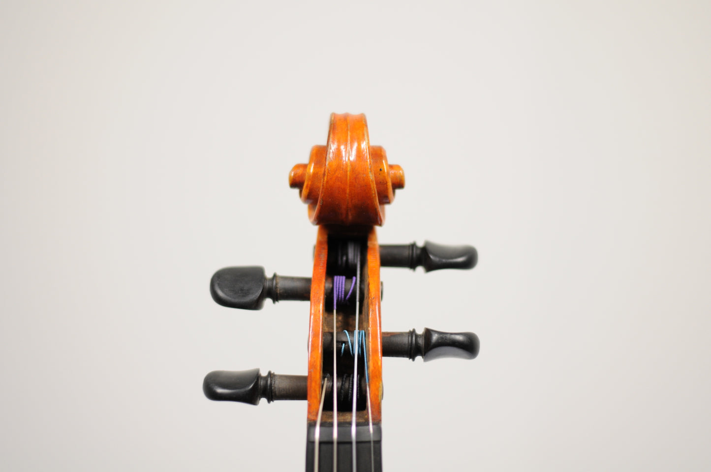 Unbranded Flamed Single piece back c. 1890 - 1930's flamed violin full size 4/4