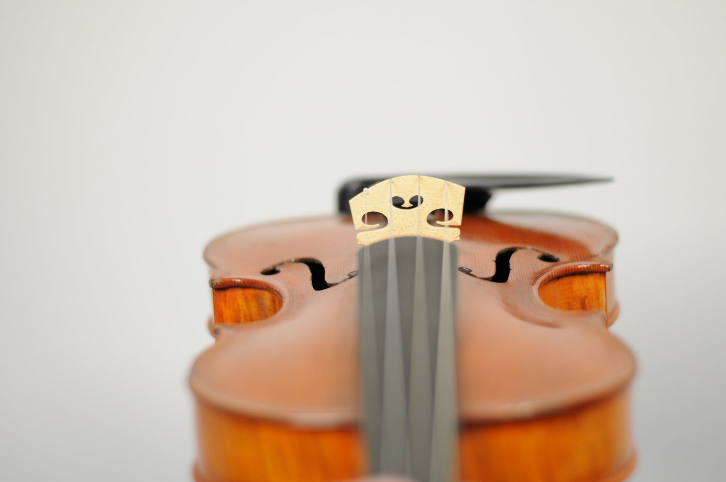 Unbranded Flamed Single piece back c. 1890 - 1930's flamed violin full size 4/4