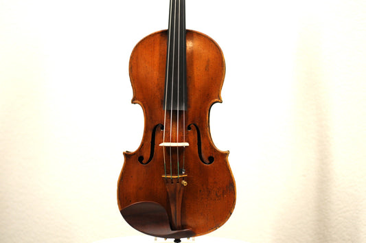 Flamed Unbranded Vintage Full Size Violin Advanced Plus antique c. 1870 Consignment