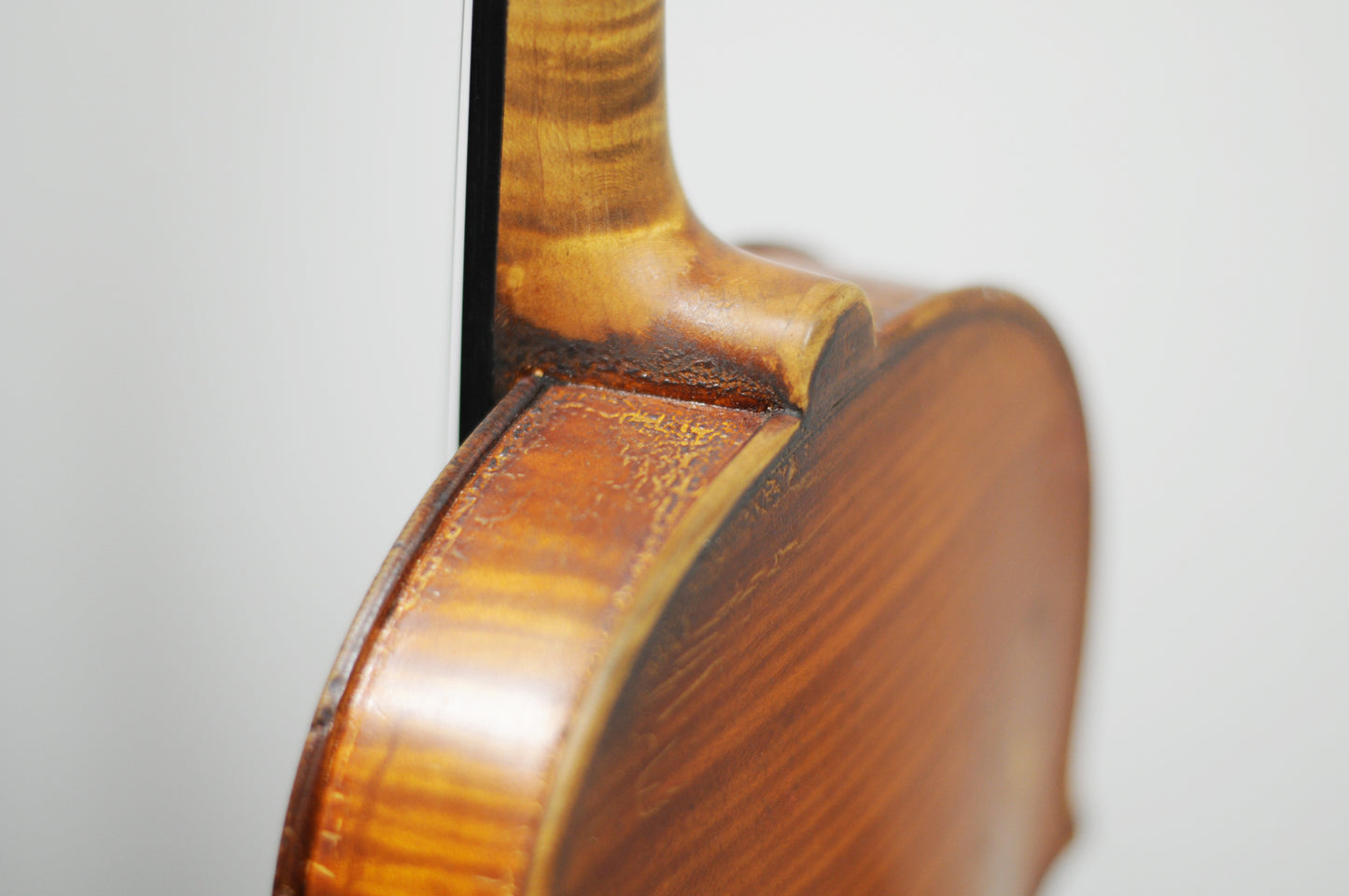 Single back flamed oil varnish Unbranded Full Size Violin fluting Advanced to Professional