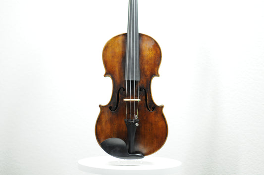 Full size Advanced Plus dark color violin with faux label Stamped ANTONIO