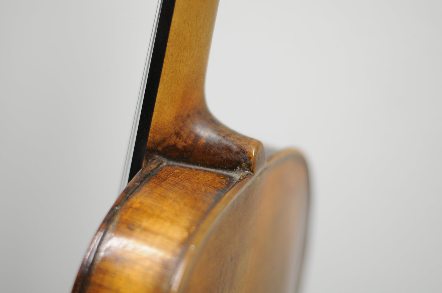 Possible Hopf copy Full Size c.1900 antique vintage flamed single back