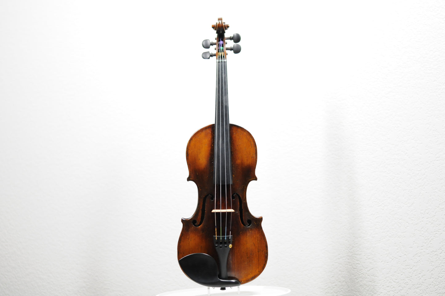 Faux Flamed Full Size Violin or fiddle c. 1900 repaired by Gosparlin of Glendale CA