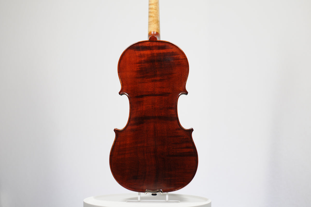 Unbranded 5-string (five string) Fiddle violin - excellent overtones geared pegs 4/4