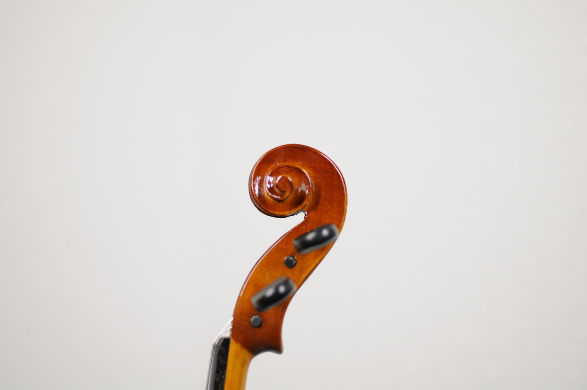 Josef Lorenz Luby (Schonbach) Student c.1980 Full size student violin with case and bow