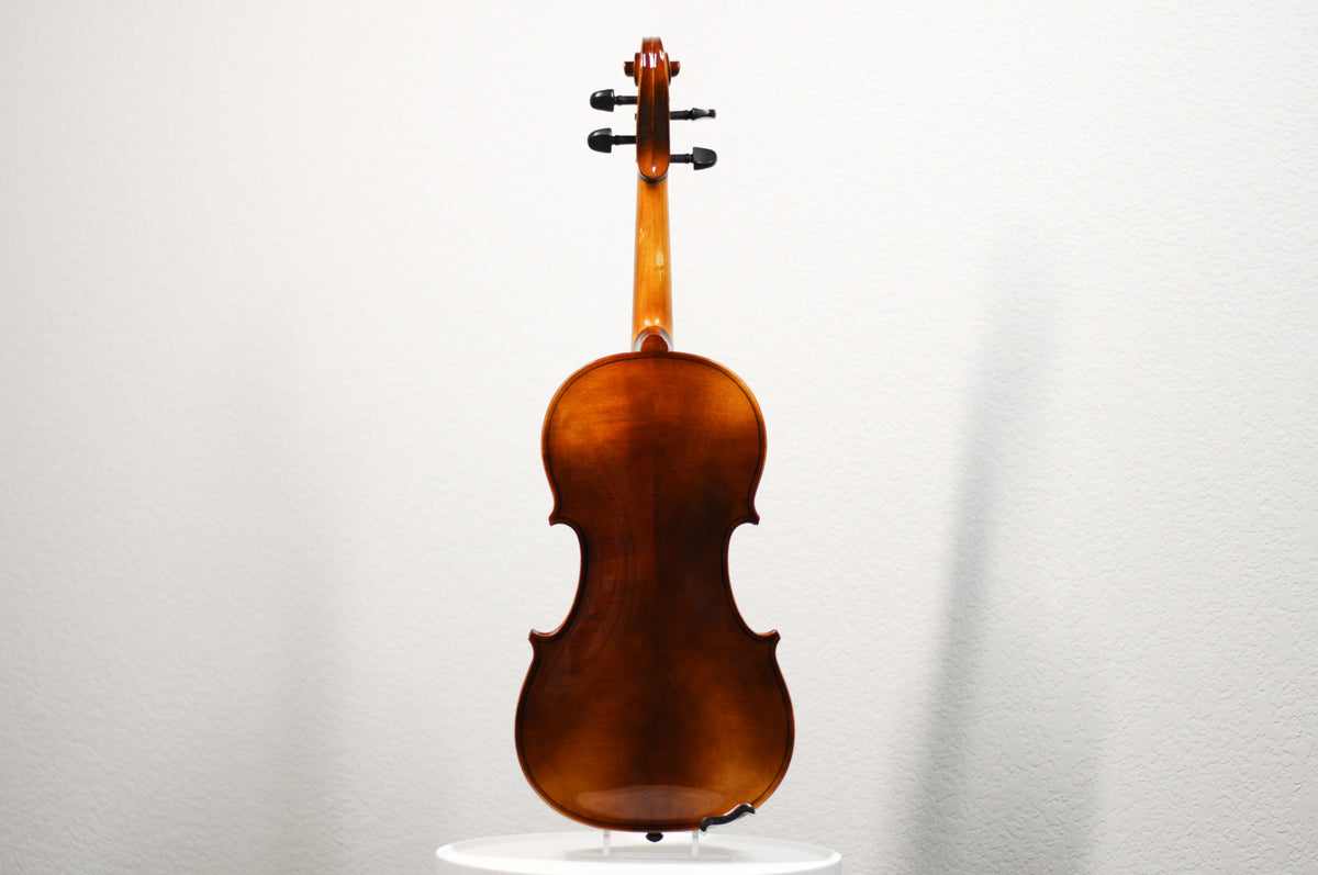 Josef Lorenz Luby (Schonbach) Student c.1980 Full size student violin with case and bow