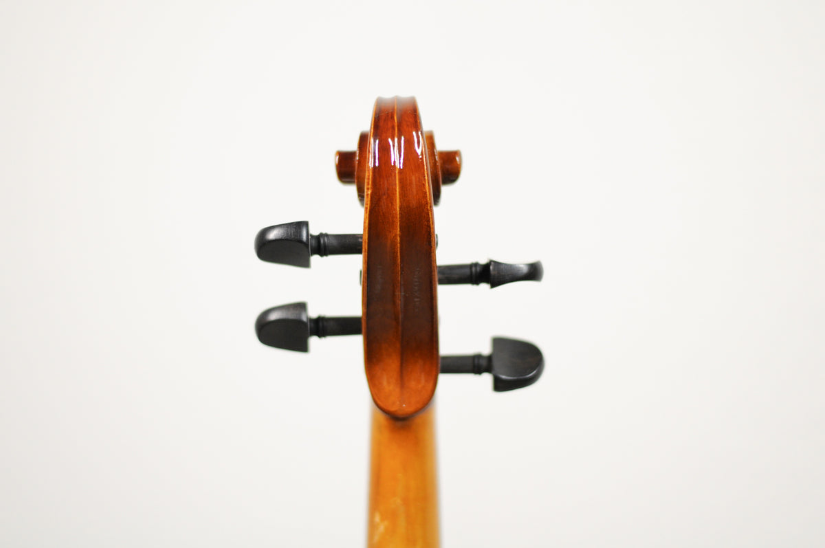 Josef Lorenz Luby (Schonbach) Student c.1980 Full size student violin with case and bow