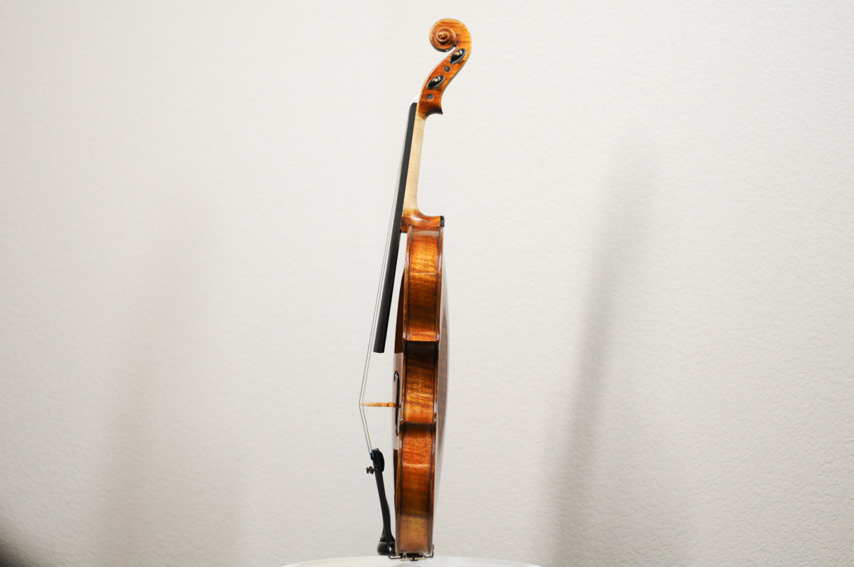 Full size Flamed Lisle Violin Shop Model 118 violin with case and bow