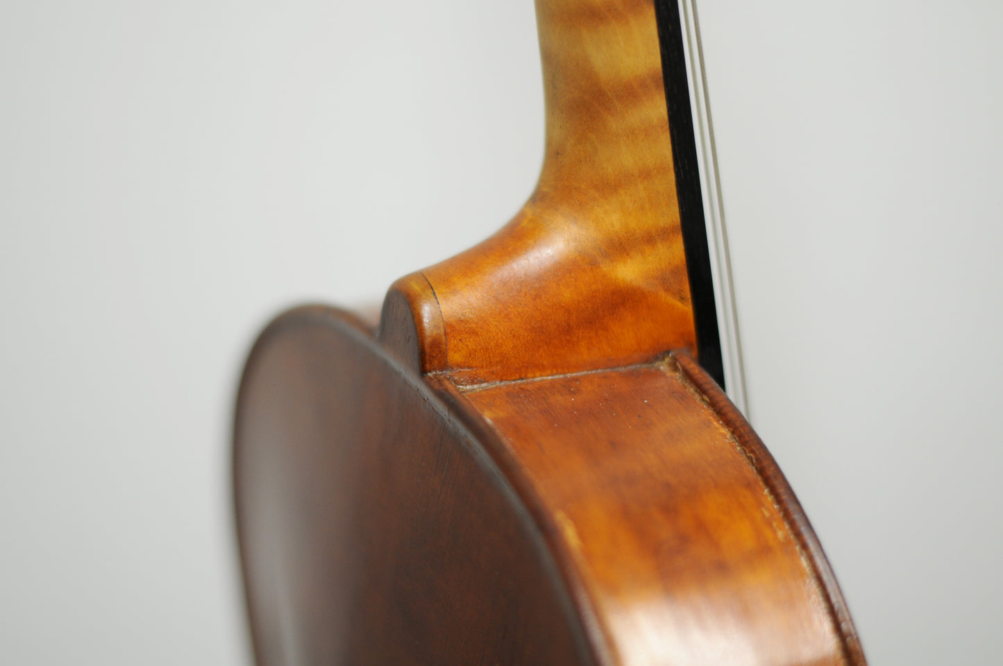 SJ Lakey stamped Viola 15.5" 5-String Five string fiddle with geared pegs