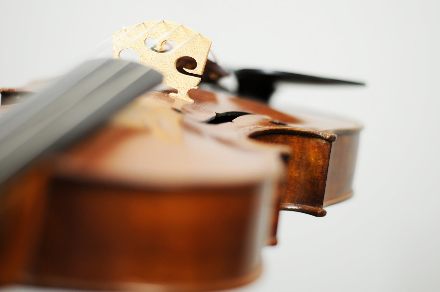 SJ Lakey stamped Viola 15.5" 5-String Five string fiddle with geared pegs