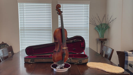 German made vintage Karl Knilling labeled violin Model of 1732 Strad circa 1960 full size 4/4
